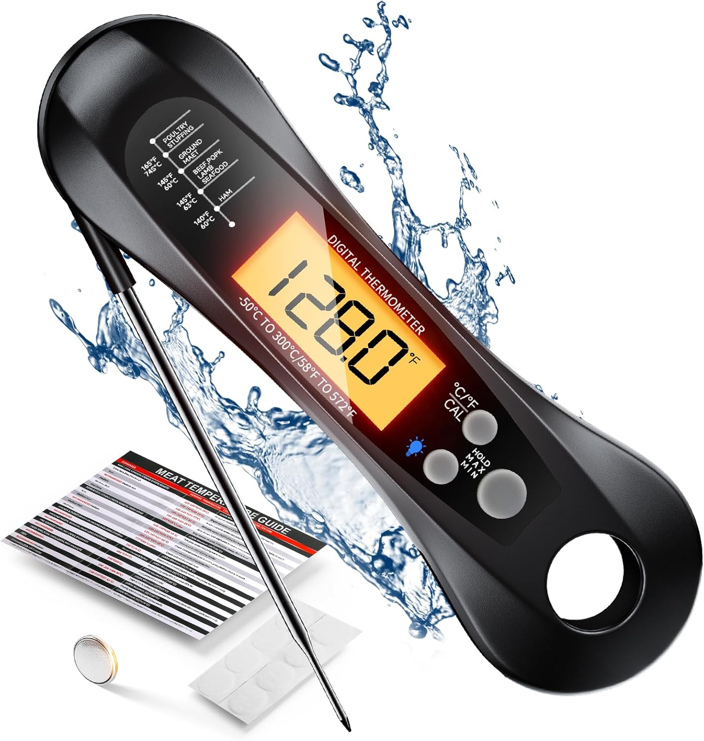 Thermometer Digital - ميزان حرارة اللحوم الرقمي للقراءة الفورية