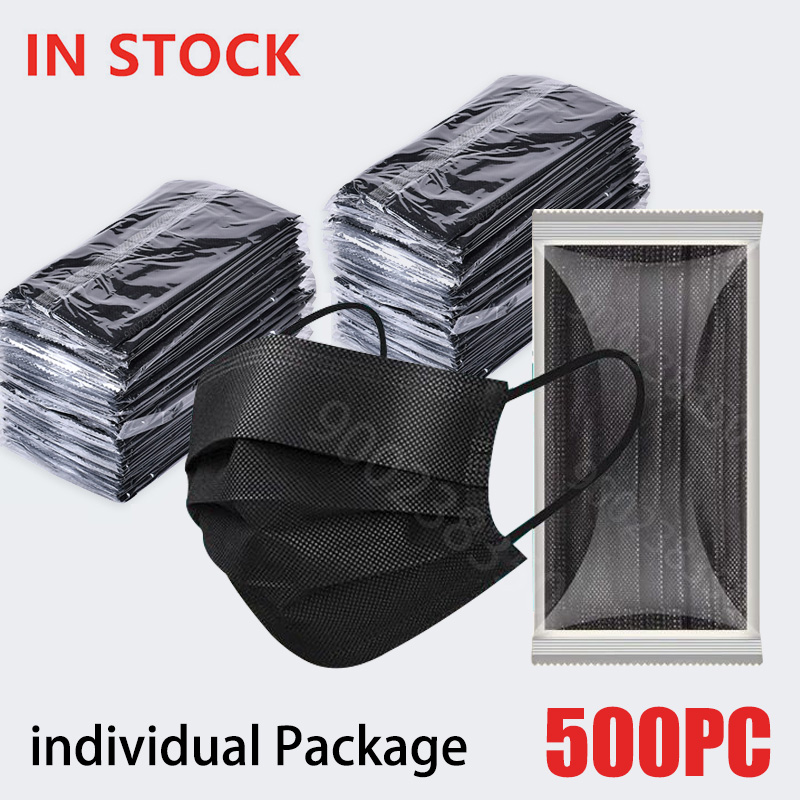 Surgical Mask - 50-500 قطعة، أقنعة طبية سوداء للاستعمال