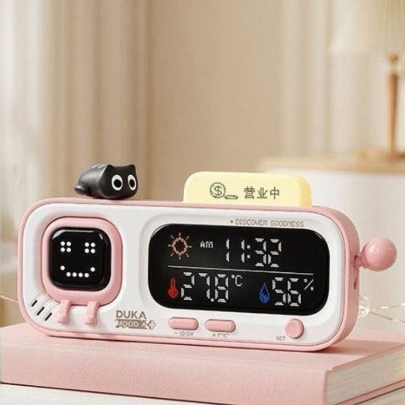 ساعة ذكية لعرض درجة الحرارة وا - مراجعة Thermometer Digital وسعره
