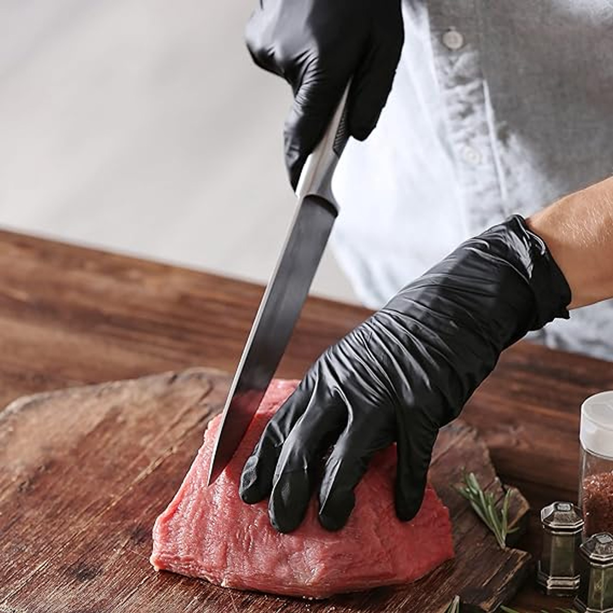 10/50 قطعة قفازات النتريل السو - مراجعة Medical Gloves وسعره
