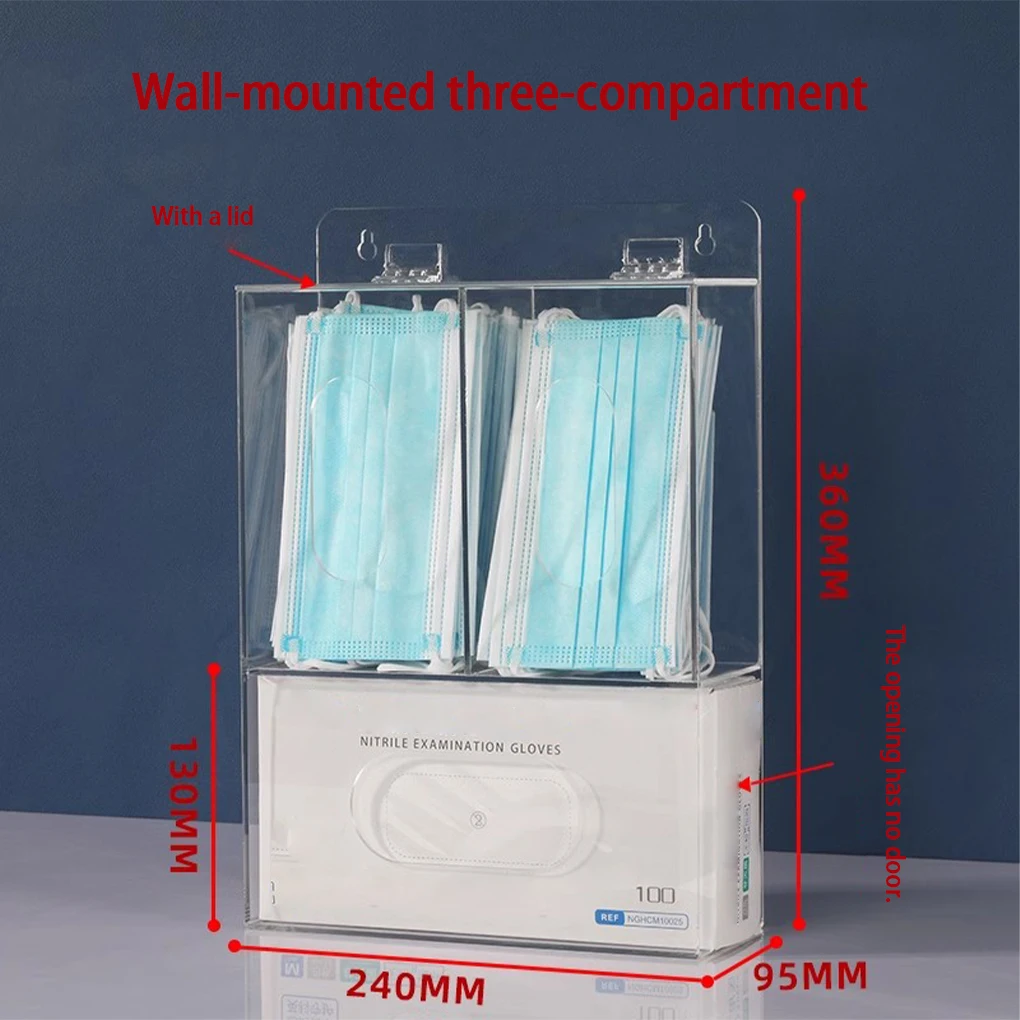 حامل قفازات أكريليك شفاف بثلاث - مراجعة Medical Gloves وسعره