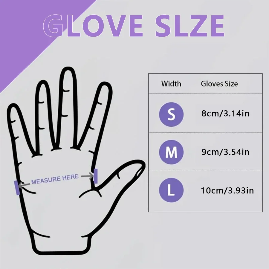 10-100 قطعة قفازات النتريل الأ - مراجعة Medical Gloves وسعره