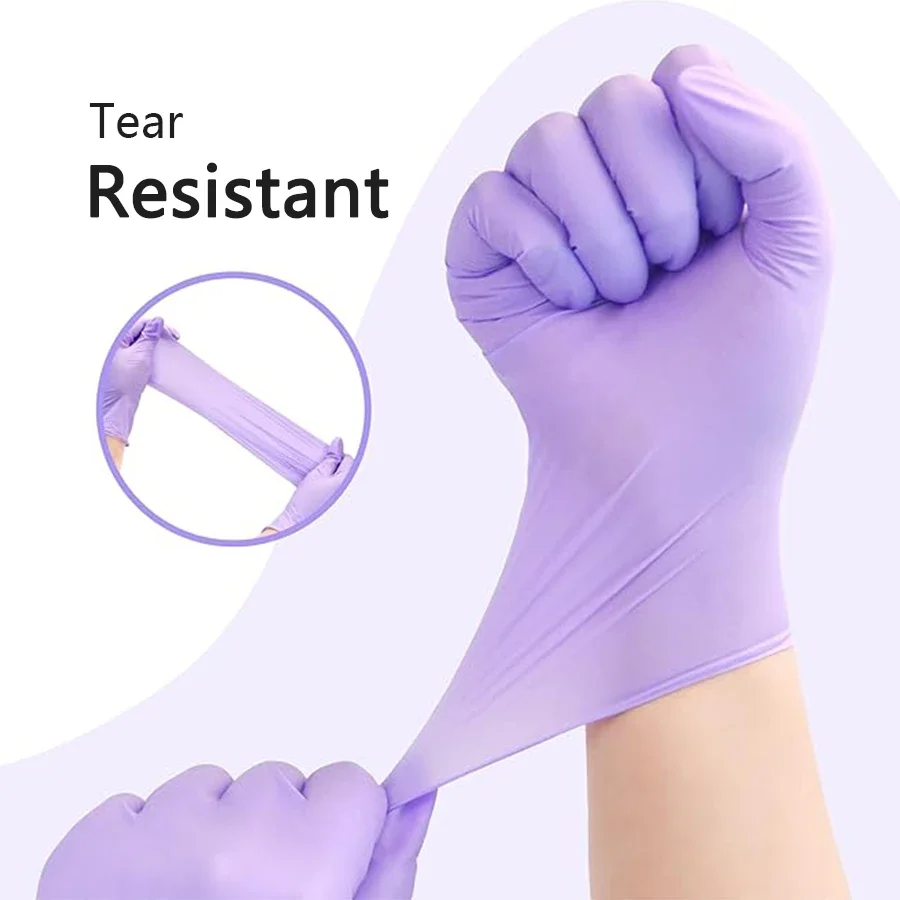 10-100 قطعة قفازات النتريل الأ - مراجعة Medical Gloves وسعره