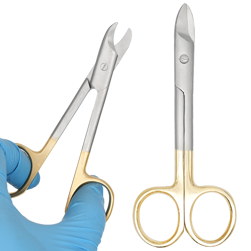 مقص جراحي للأسنان بمقبض ذهبي م - مراجعة Medical Scissors وسعره