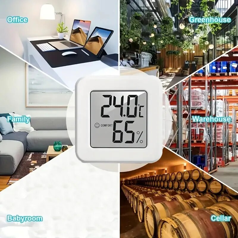مقياس حرارة ورطوبة رقمي داخلي  - مراجعة Thermometer Digital وسعره