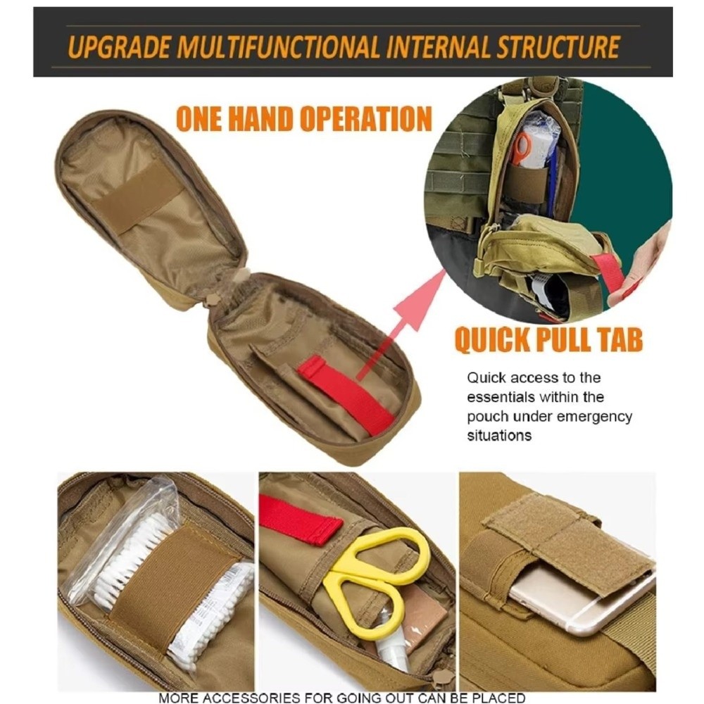 حقيبة إسعافات أولية محمولة تُث - مراجعة First Aid Kit وسعره