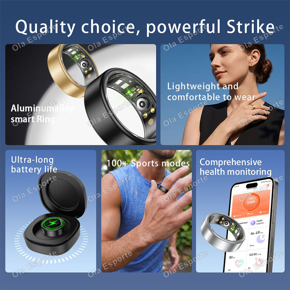 خاتم ذكي من Ola Esporte للرجال - مراجعة Blood Pressure Monitor وسعره