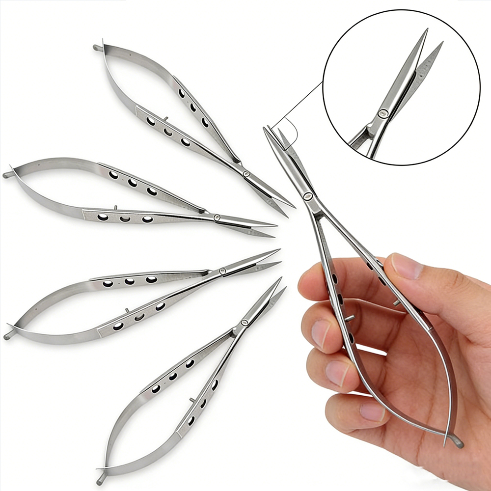 5 قطع مقصات عينية منحنية غير ح - مراجعة Medical Scissors وسعره