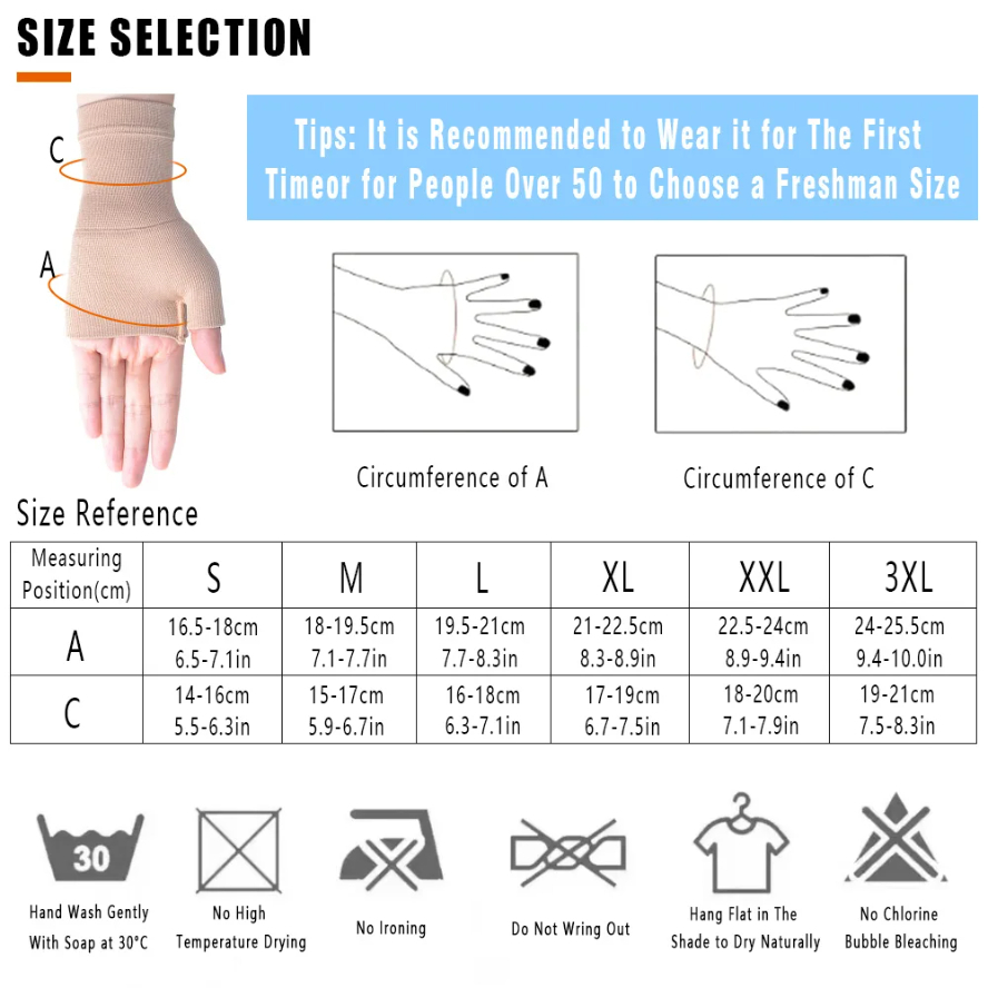 2 قطعة/زوج الطبية ضغط التهاب ا - مراجعة Medical Gloves وسعره