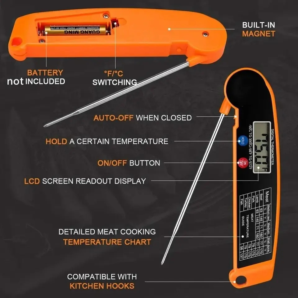 ميزان حرارة رقمي مقاوم للماء ل - مراجعة Thermometer Digital وسعره