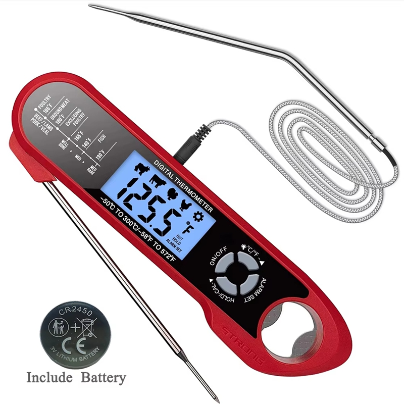 ميزان حرارة رقمي للحوم بمجس مز - مراجعة Thermometer Digital وسعره