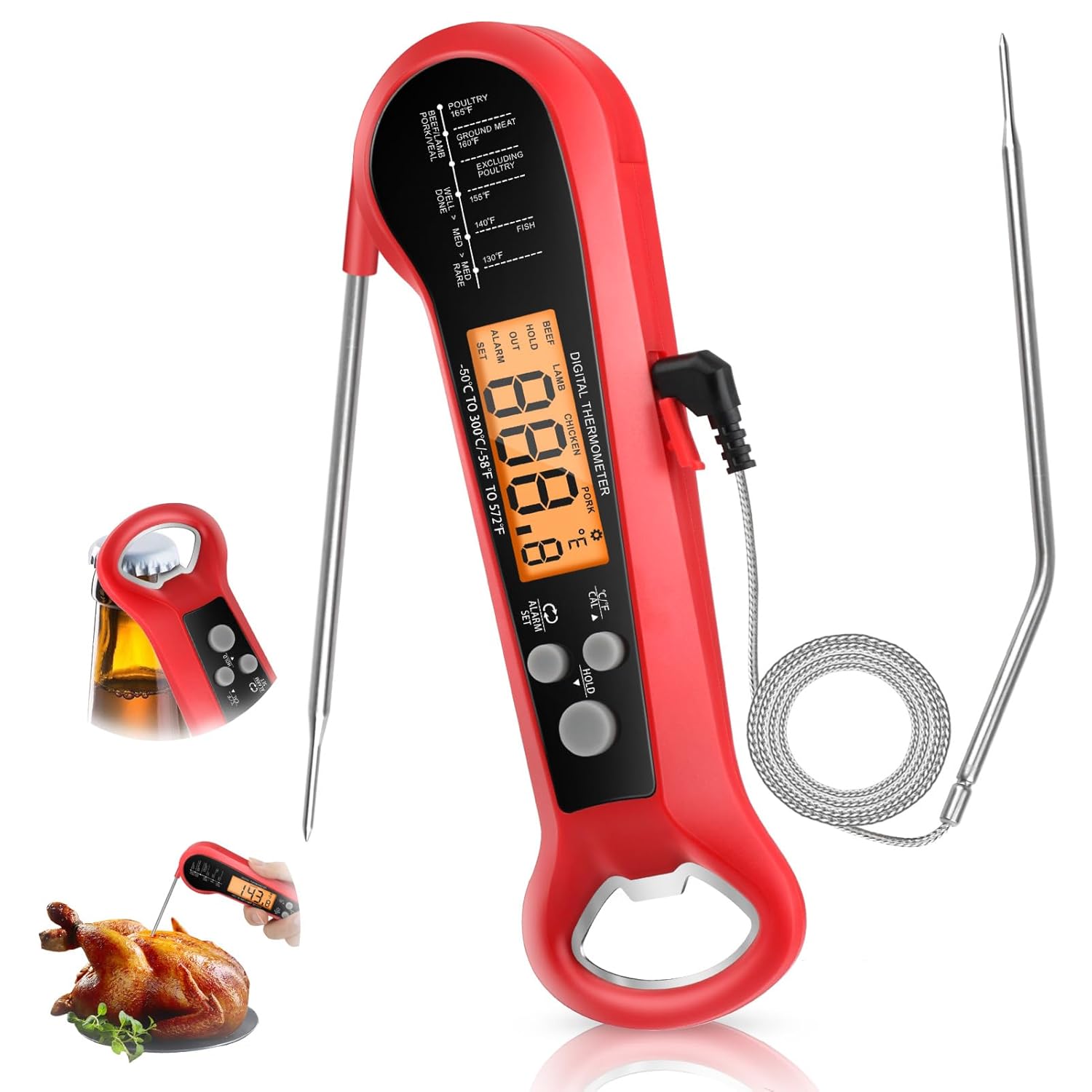 ترمومتر رقمي احترافي للحوم بكا - مراجعة Thermometer Digital وسعره